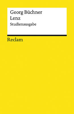 E-Book (epub) Lenz (Studienausgabe) von Georg Büchner