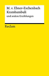 E-Book (epub) Krambambuli und andere Erzählungen von Marie von Ebner-Eschenbach