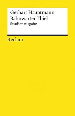 E-Book (epub) Bahnwärter Thiel von Gerhart Hauptmann
