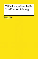 E-Book (epub) Schriften zur Bildung von Wilhelm von Humboldt