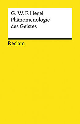 E-Book (epub) Phänomenologie des Geistes von Georg Wilhelm Friedrich Hegel