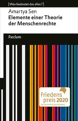 E-Book (epub) Elemente einer Theorie der Menschenrechte von Amartya Sen