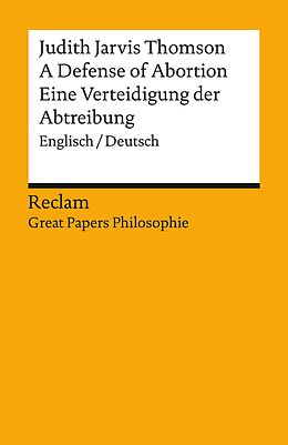 E-Book (epub) A Defense of Abortion / Eine Verteidigung der Abtreibung (Englisch/Deutsch) von Judith Jarvis Thomson