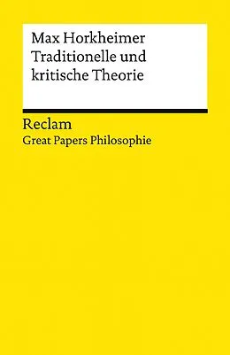 E-Book (epub) Traditionelle und kritische Theorie von Max Horkheimer