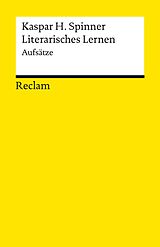 E-Book (epub) Literarisches Lernen. Aufsätze von Kaspar H. Spinner