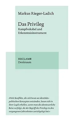 E-Book (epub) Das Privileg von Markus Rieger-Ladich