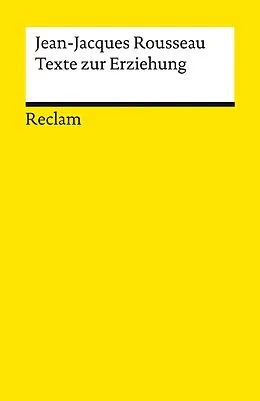 E-Book (epub) Texte zur Erziehung von Jean-Jacques Rousseau
