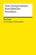 E-Book (epub) Vom Zirkel des Verstehens von Hans-Georg Gadamer