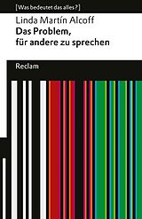 E-Book (epub) Das Problem, für andere zu sprechen von Linda Martín Alcoff