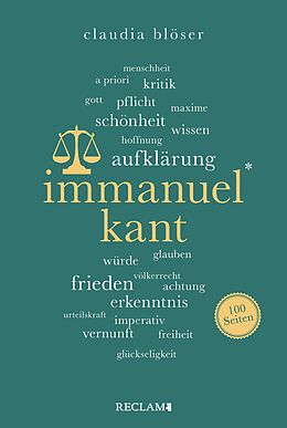 E-Book (epub) Immanuel Kant. 100 Seiten von Claudia Blöser
