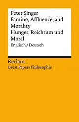 E-Book (epub) Famine, Affluence, and Morality / Hunger, Wohlstand und Moral. Englisch/Deutsch von Peter Albert David Singer
