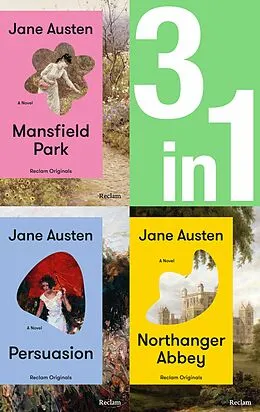 E-Book (epub) Jane Austen: Three Novels in One (3in1-Bundle). Mansfield Park, Northanger Abbey, Persuasion von Jane Austen
