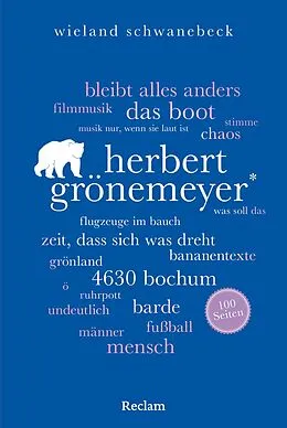 E-Book (epub) Herbert Grönemeyer. 100 Seiten von Wieland Schwanebeck
