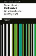 E-Book (epub) Dankbarkeit von Dieter Henrich