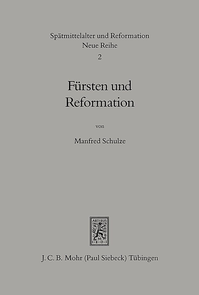 Fürsten und Reformation