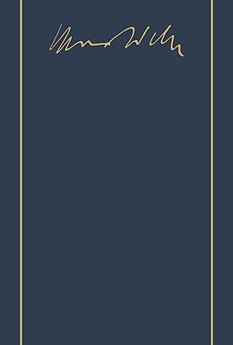 Fester Einband Max Weber-Gesamtausgabe von Max Weber
