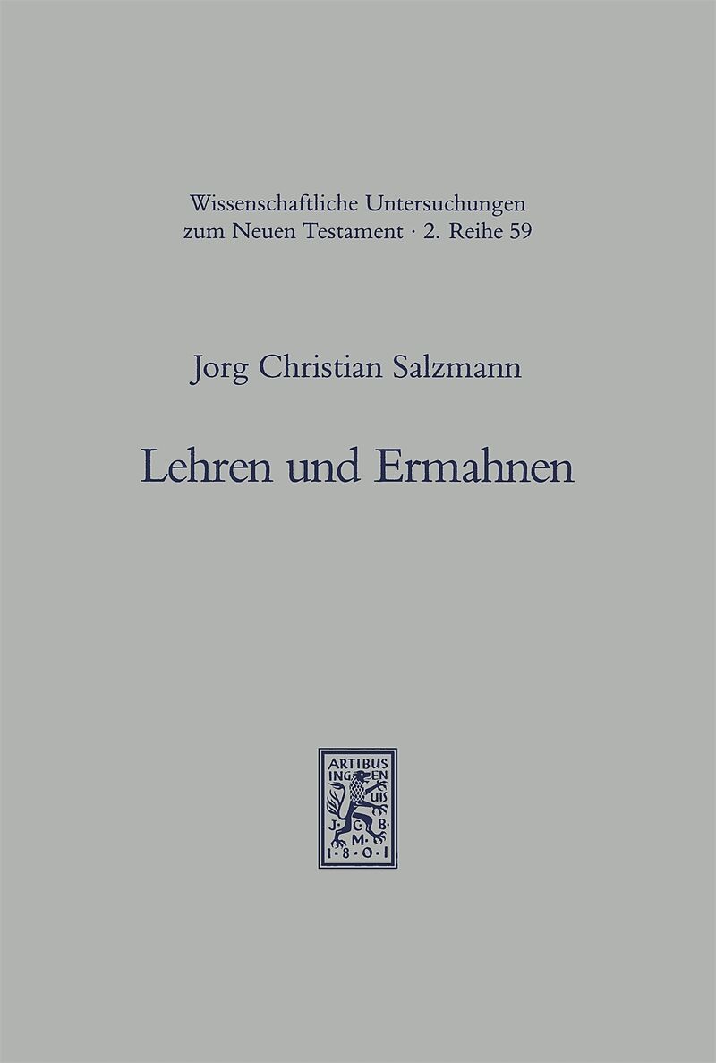 Lehren und Ermahnen