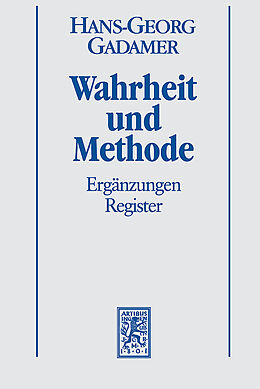Fester Einband Gesammelte Werke von Hans-Georg Gadamer