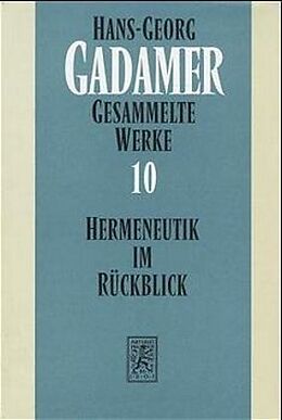 Leinen-Einband Gesammelte Werke von Hans-Georg Gadamer