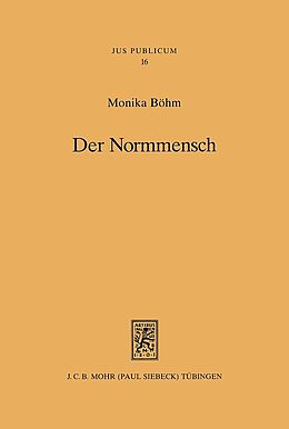 Fester Einband Der Normmensch von Monika Böhm