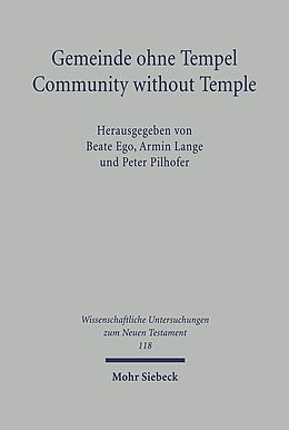 Leinen-Einband Gemeinde ohne Tempel /Community without Temple von 