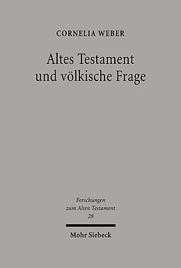 Fester Einband Altes Testament und völkische Frage von Cornelia Weber