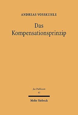 Leinen-Einband Das Kompensationsprinzip von Andreas Voßkuhle