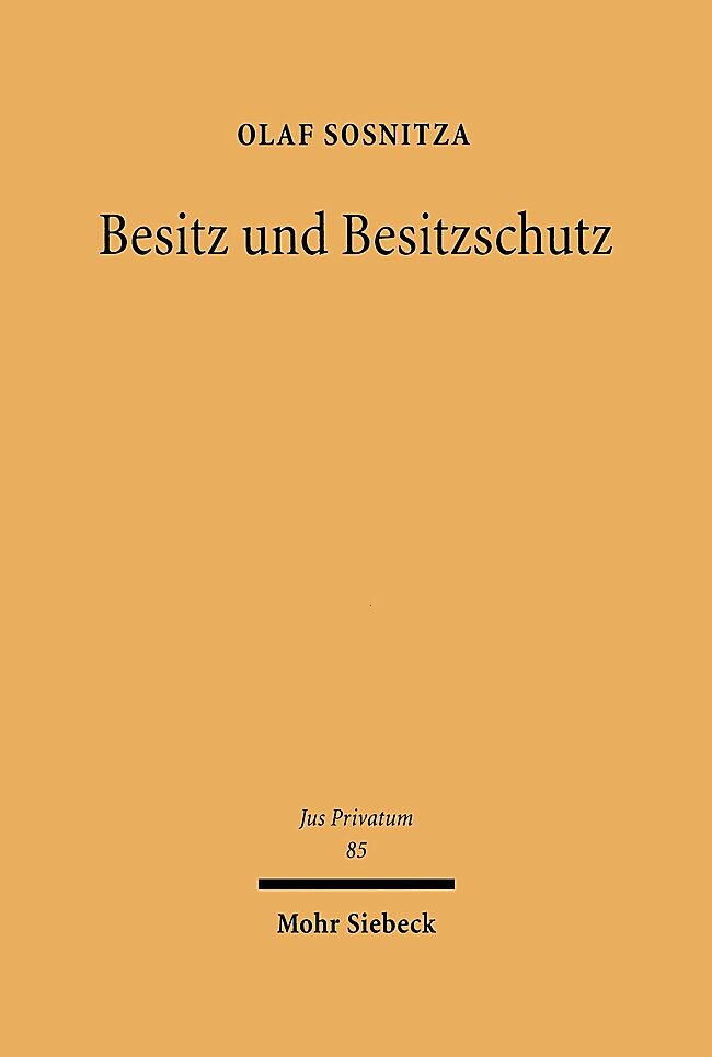 Besitz und Besitzschutz