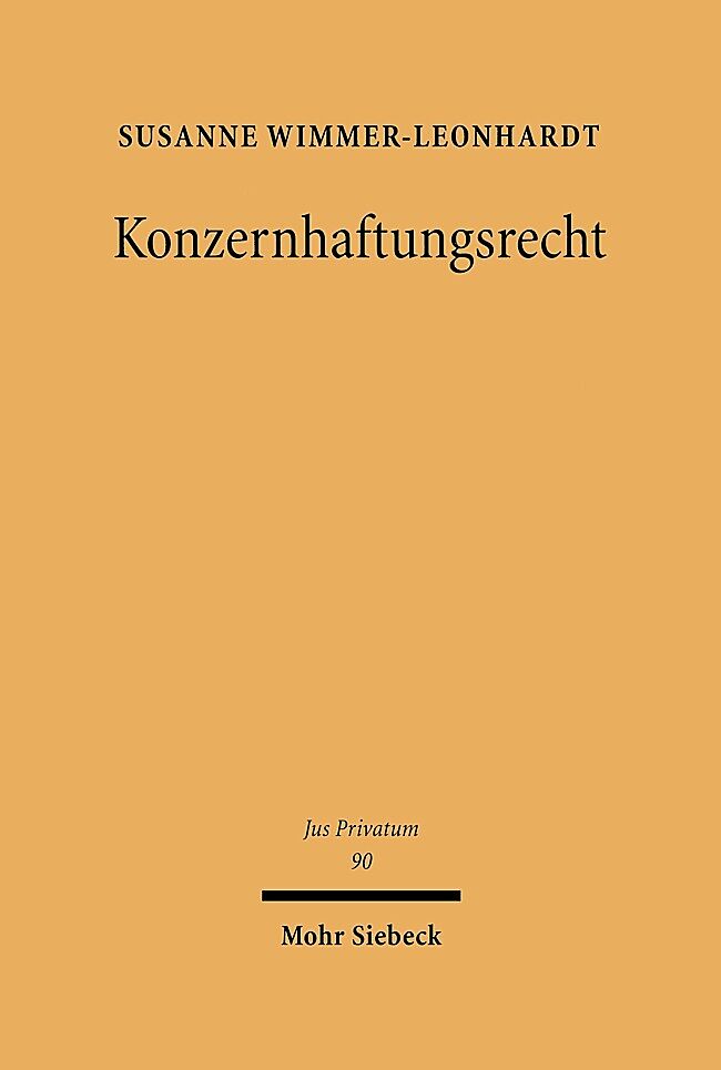 Konzernhaftungsrecht