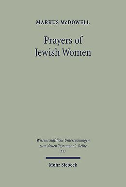 Couverture cartonnée Prayers of Jewish Women de Markus McDowell