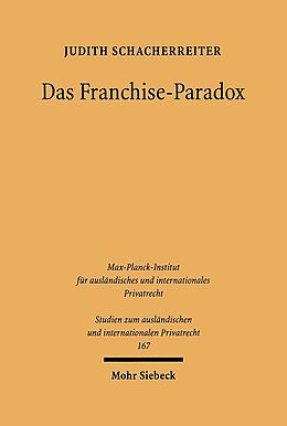 Kartonierter Einband Das Franchise-Paradox von Judith Schacherreiter