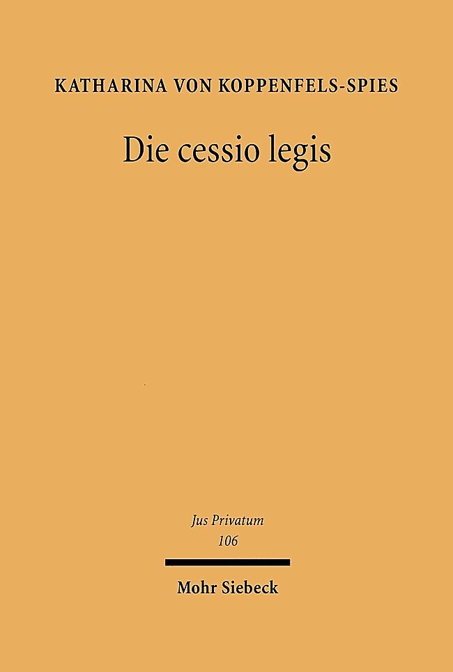 Die cessio legis