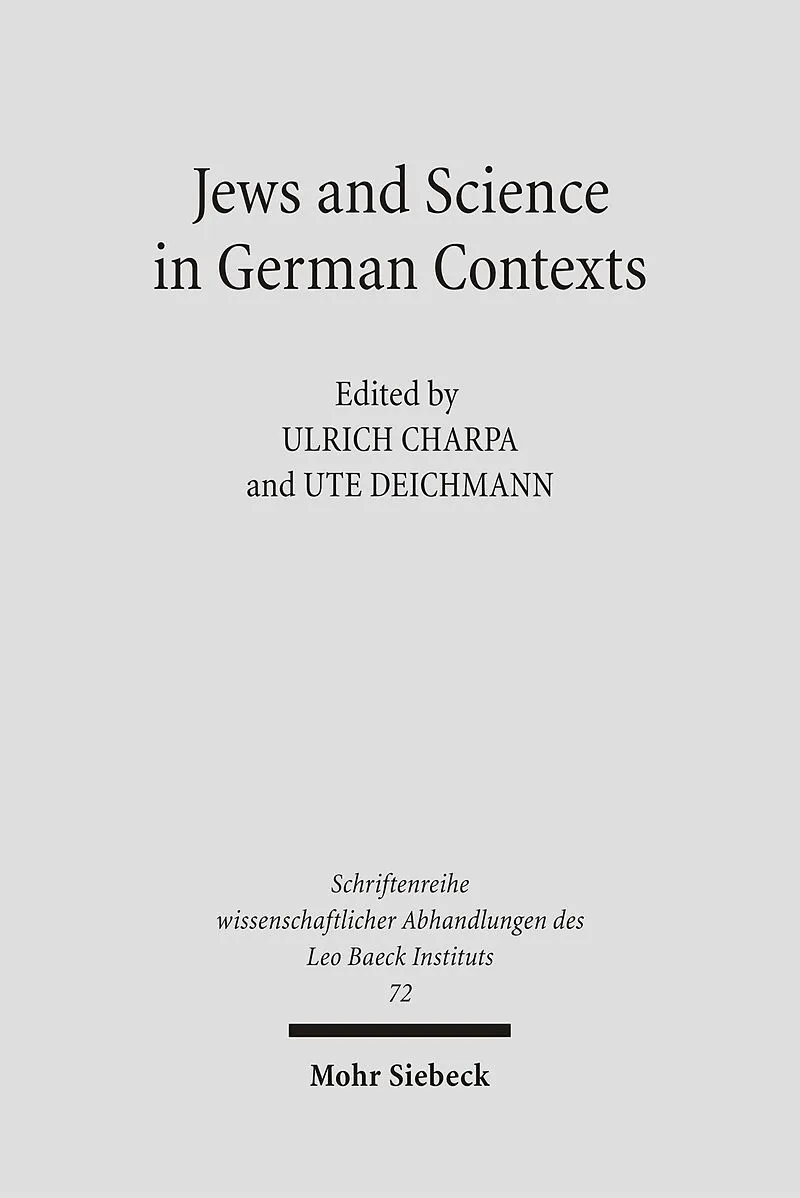 Jews and Sciences in German Contexts