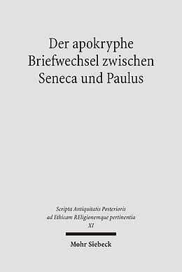 Leinen-Einband Der apokryphe Briefwechsel zwischen Seneca und Paulus von 