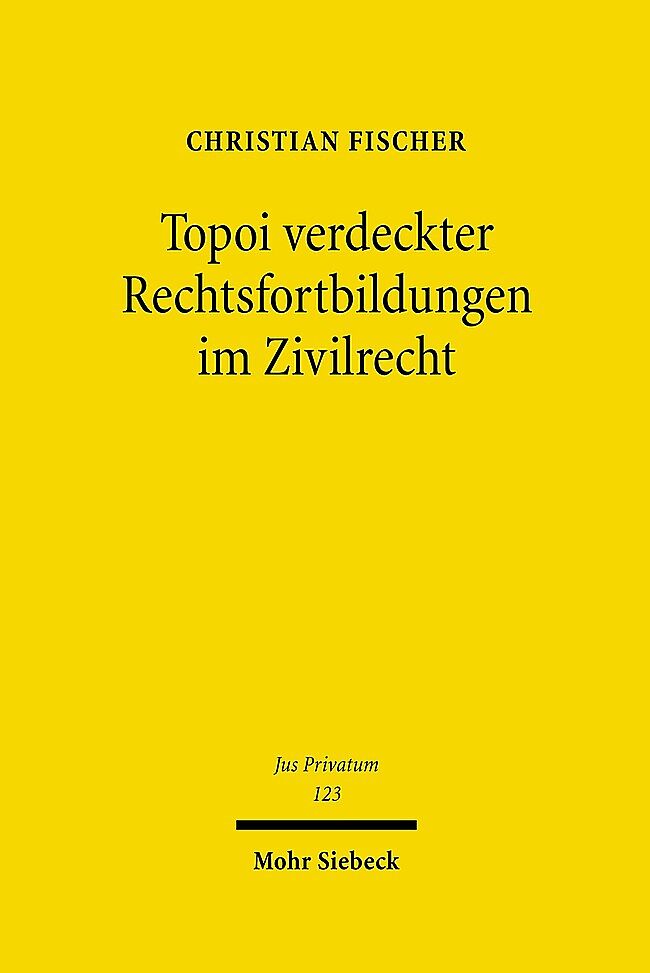 Topoi verdeckter Rechtsfortbildungen im Zivilrecht