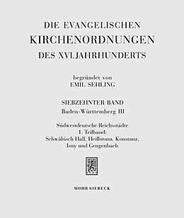 Fester Einband Die evangelischen Kirchenordnungen des XVI. Jahrhunderts von 