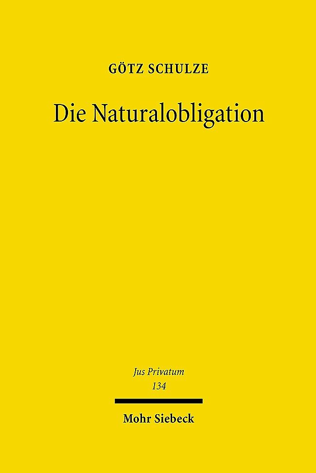 Die Naturalobligation