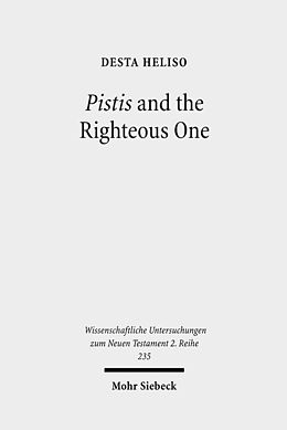 Couverture cartonnée Pistis and the Righteous One de Desta Heliso
