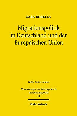 Kartonierter Einband Migrationspolitik in Deutschland und der Europäischen Union von Sara Borella
