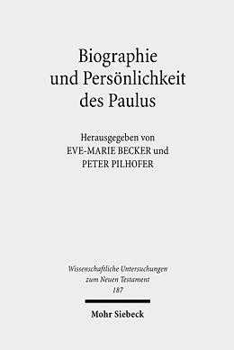 Kartonierter Einband Biographie und Persönlichkeit des Paulus von 
