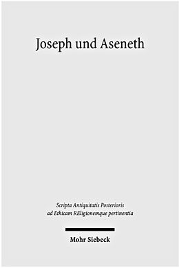 Leinen-Einband Joseph und Aseneth von Stefan Alkier, Brigitte Boothe, Uta Barbara u a Fink