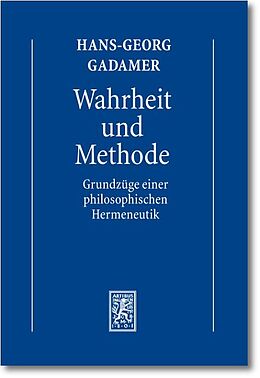 Kartonierter Einband Gesammelte Werke von Hans-Georg Gadamer