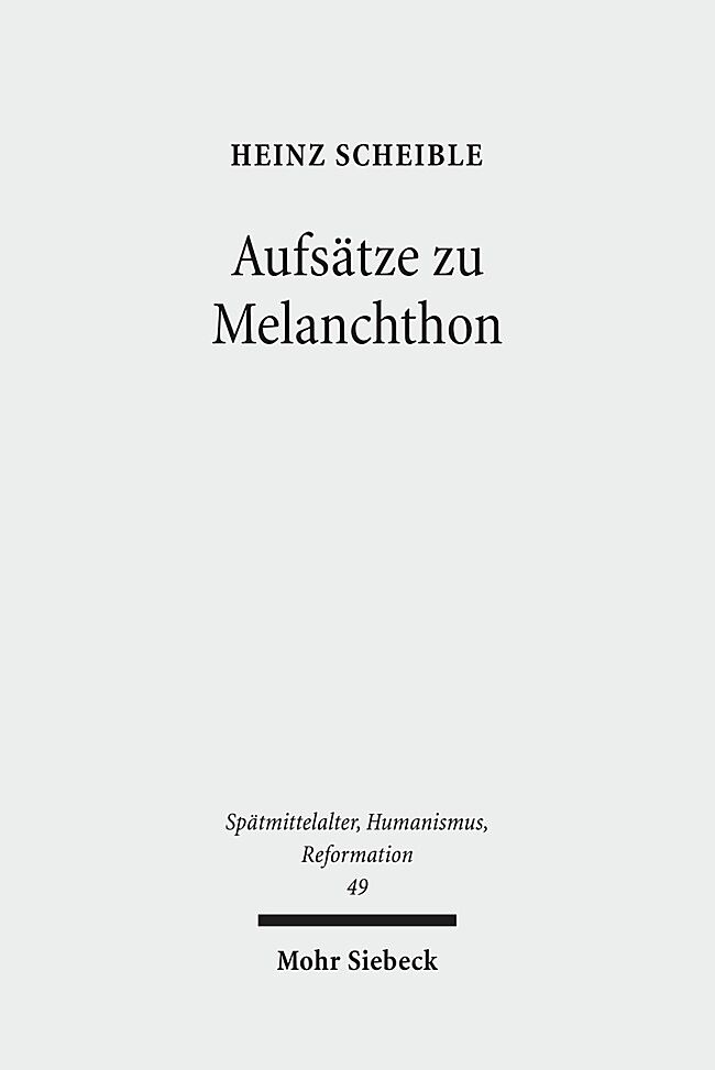 Aufsätze zu Melanchthon