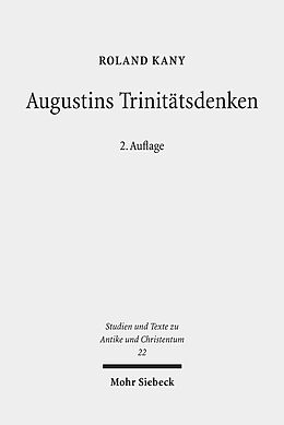 Kartonierter Einband Augustins Trinitätsdenken von Roland Kany