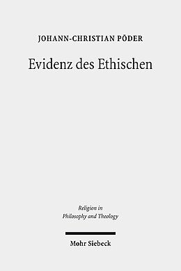 Kartonierter Einband Evidenz des Ethischen von Johann-Christian Põder