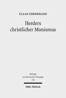 E-Book (pdf) Herders christlicher Monismus von Claas Cordemann