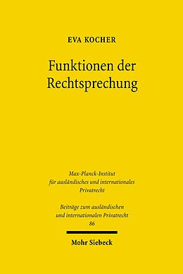 E-Book (pdf) Funktionen der Rechtsprechung von Eva Kocher