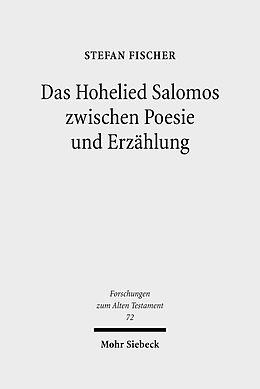 E-Book (pdf) Das Hohelied Salomos zwischen Poesie und Erzählung von Stefan Fischer