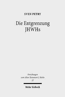 E-Book (pdf) Die Entgrenzung JHWHs von Sven Petry