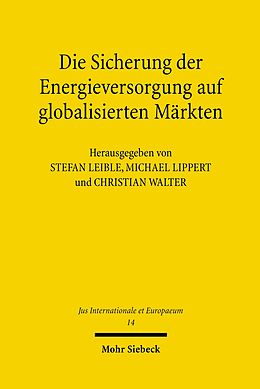 E-Book (pdf) Die Sicherung der Energieversorgung auf globalisierten Märkten von 